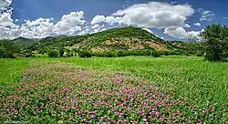Landscape near the village of Aq Owlar