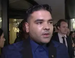 Naughty Boy at the fifth annual Asian Awards (2015)