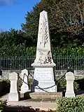 The war memorial near Saint-Pierre church