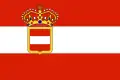 Naval ensign 1786–1915 (de facto until 1918)[15]
