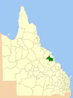 Location within Queensland