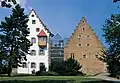 The Deutschordensschloss (a former castle of Teutonic Knights) houses the Deutsches Zweirad- und NSU-Museum