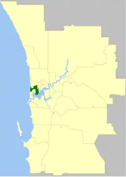 The City of Nedlands within the Perth Metropolitan Area