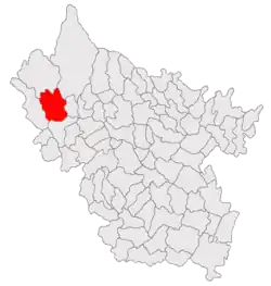 Location in Buzău County