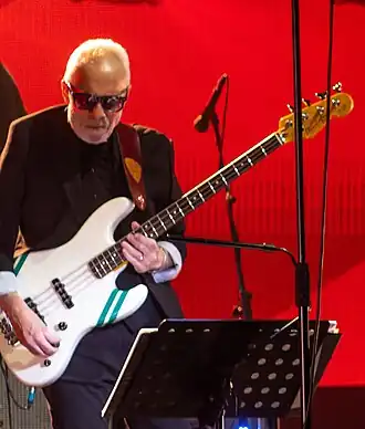 Jason performing with Roxy Music in 2022.