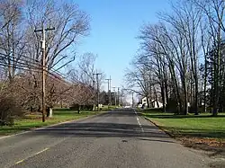 Heading east through Nelsonville on CR 526