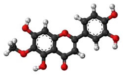 Ball-and-stick model of nepetin