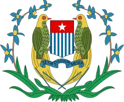 Coat of arms (1961–1962) of Dutch New Guinea