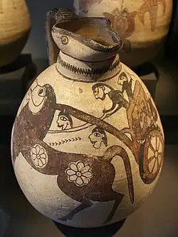 Cypriot Bichrome ware. Jug with Scenic Decoration, 8th–6th centuries BC. Neues Museum, Berlin
