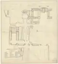 Plan of the Château de Neuilly and its direct surroundings