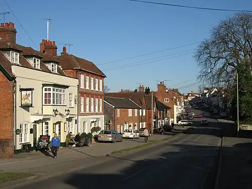 Image 57View looking east along West Street, New Alresford (from Portal:Hampshire/Selected pictures)
