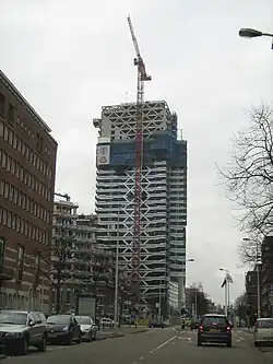 The Park Tower under construction in March 2010