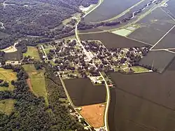 New Canton, Illinois aerial view