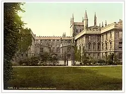 Photo-chrome of Garden Quad