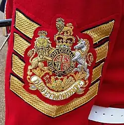 GSM London District badge in full dress