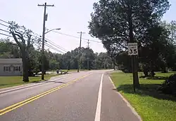 Center of New Lisbon along Four Mile Road (CR 646)
