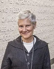Ann Hamilton; artist known for her large-scale multimedia installations.
