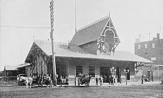 New York and New England Railroad terminal