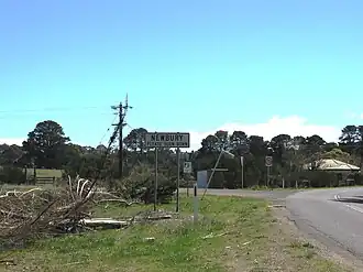 Entering Newbury from the south