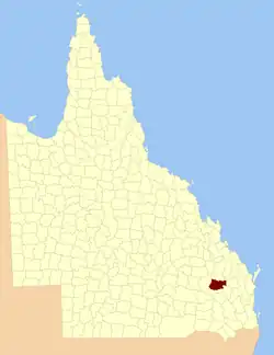Location within Queensland
