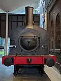 Steam Locomotive on display in the Link Gallery.