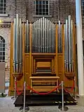 Pipe organ on display in the Link Gallery