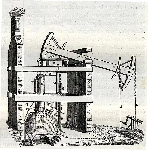 Image 6Newcomen steam engine for pumping mines (from History of technology)