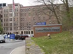 Newton–Wellesley main entrance