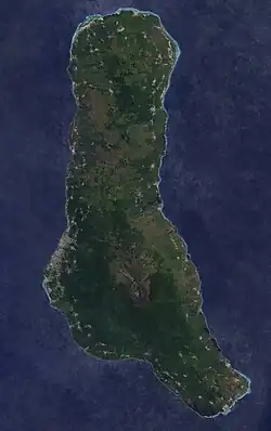 Satellite imagery of Grande Comore, 2022.