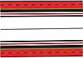 This Liangmai traditional shawl called the Ngumthuakphai is worn by unmarried boys and girls during festivals and other important occasions.