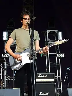 Cope performing with the Candyskins at Truck Festival 2009