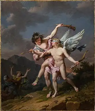 La Folie conduisant l'Amour aveugle (1796), Paris
