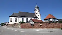 The church in Niederlauterbach