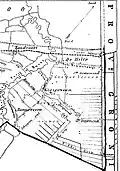 Nieuwediep on an 1867 map