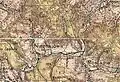 Nieznajowa on a Polish map of 1938