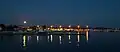 Nikiti port by night
