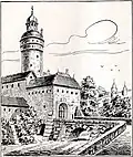 Historic Gateway next to the Nicolai Tower