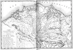 The Nile delta in 1800.