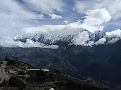 Nilgiri Himal, from Jomsom view Tower.