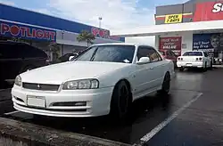 2001 Nissan Skyline GT facelift sedan (New Zealand)