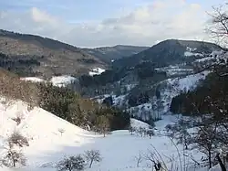 The surroundings of L’Abergement-de-Varey.