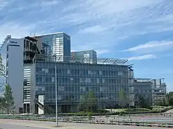 Former headquarters of electronics corporation Nokia in Espoo