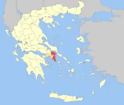 East Attica within Greece