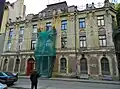 The building Nometņu Street 45, Riga, built around 1903. Together with Friedrich Scheefel.