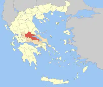 Phthiotis within Greece