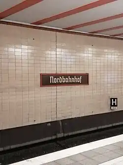 Station sign