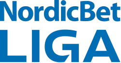 NordicBet Liga (03.03.2017–30.06.2022) Sponsor: NordicBet/Betsson