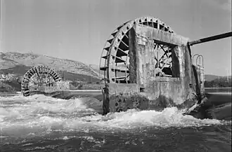 Norias on Trebišnjica river