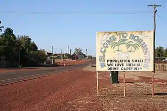 Entry into Normanton