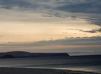 Normanville beach at dusk
